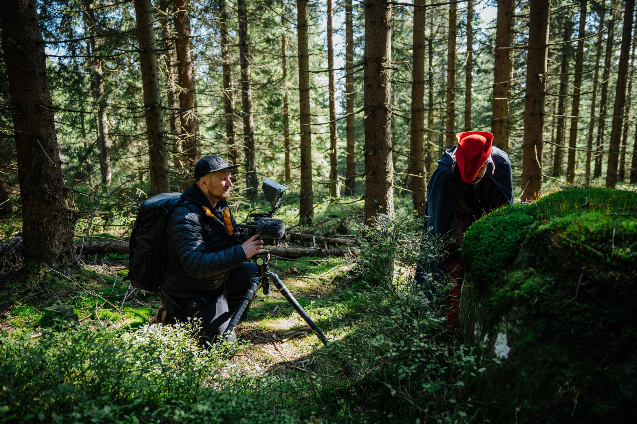 Behind the scenes