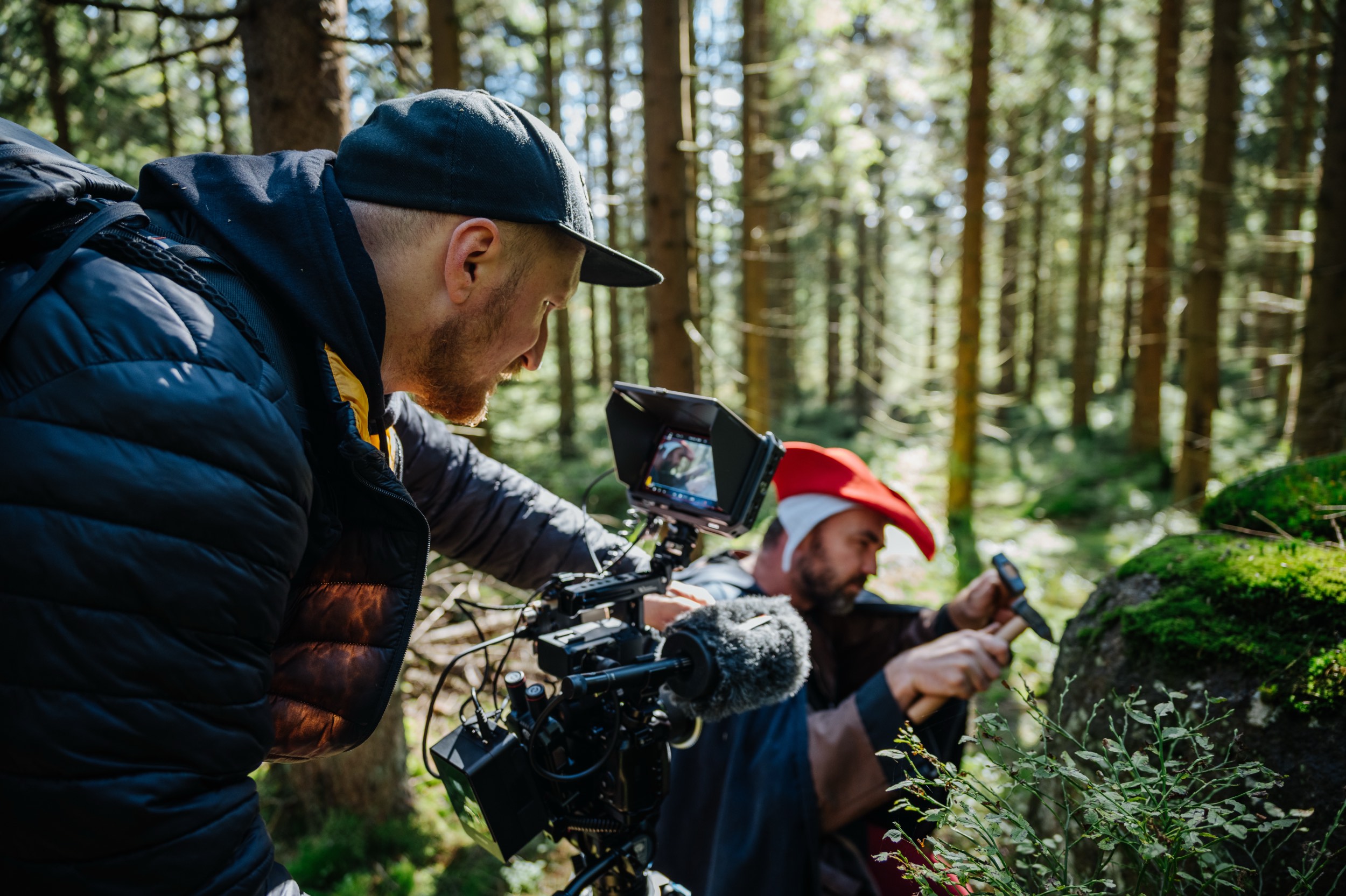 Behind the scenes