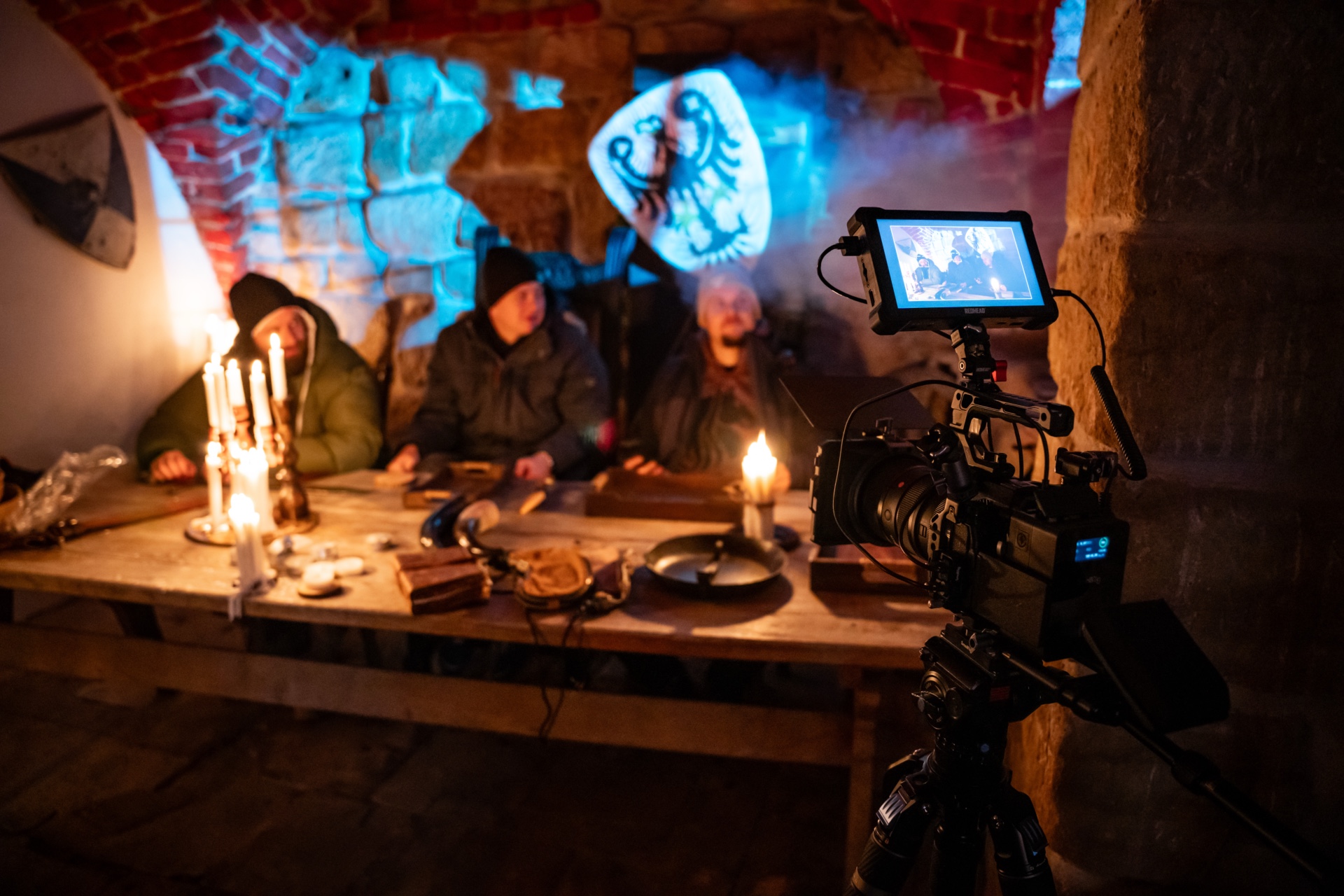Behind the scenes